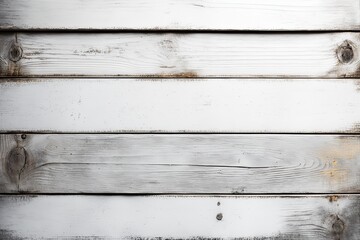 close up view of a white wooden wall texture. Generative AI