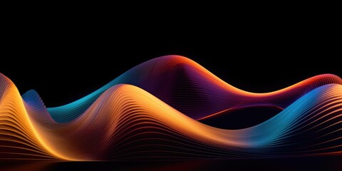 wavy colored background