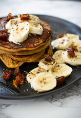 pancakes with banana