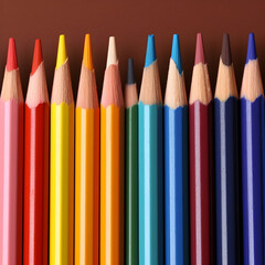 color pencils, assorted colored pencils
