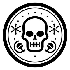 Death's Mark icon, vector art