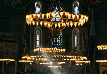 Hagia Ayasofya Sophia Grand Mosque in Istanbul, Turkey.