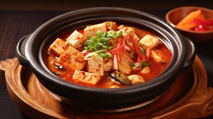 Spicy Delight: Sundubu Jjigae Tofu Stew Sensation