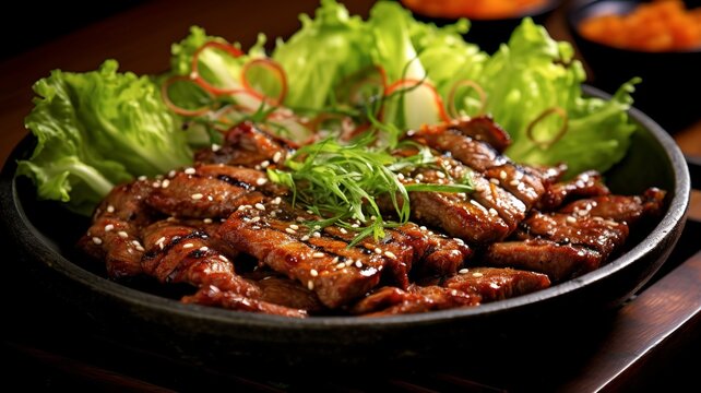 Korean BBQ (Galbi): Grilled Flavor Extravaganza