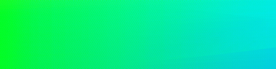 Green and blue mixed gradient panorama background, Modern horizontal design suitable for Online web Ads, Posters, Banners, social media, covers, evetns and various design works