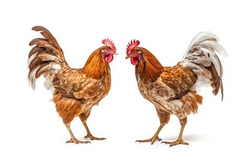 Fototapeta premium chickens_are_standing