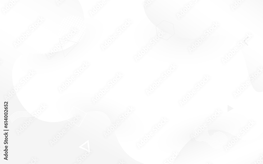 Poster white fluid background. abstract modern shapes. subtle texture for website or presentation. gray dyn