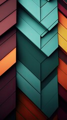 Abstract background with squares. AI generated art illustration.