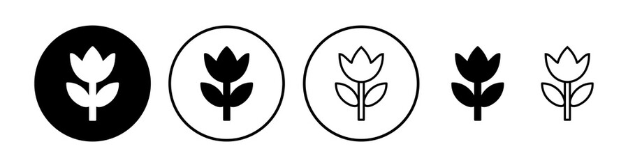 Flower icon vector. floral icon. flower logo