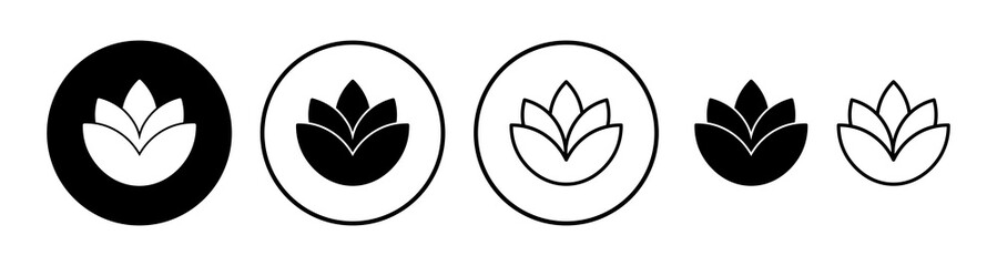 Flower icon vector. floral icon. flower logo