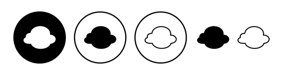 Cloud icon vector. cloud data. cloud services