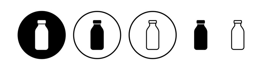 bottle icon vector. bottle icon in trendy flat design
