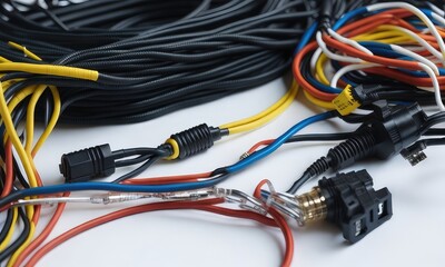 Complex wiring harness for the car building industry