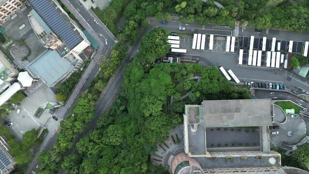 View in Taipei city streets.