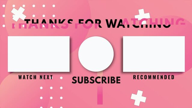 YouTube End Screen Or Outro Animation With Color Gradient And Motion Graphic Background V4.mp4