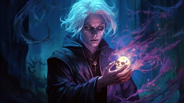 A human necromancer who seeks to break the stigma surrounding death magic.
