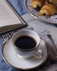 パンと淹れたてのコーヒーでコーヒータイム