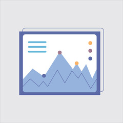 illustration of graph with arrow