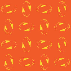 Paper Plane Vector Seamless Pattern