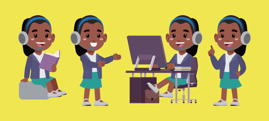 Call center and customer service character