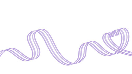 Ribbon bow celebration decoration.