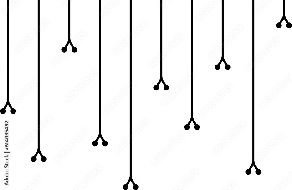 Poster vertical of stripe pattern. design lines with y round black on white background. design print for il