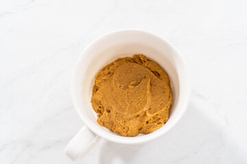 Pumpkin mug cake