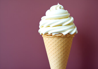 Ice cream cone. Generative AI