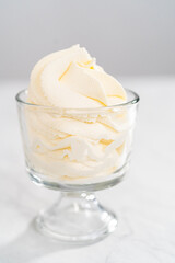 Homemade whipped cream