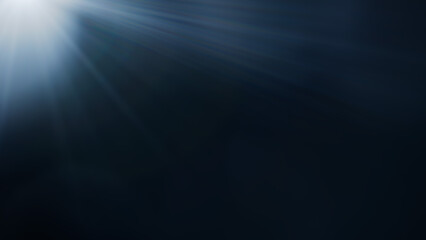 Rays in different length and shapes. Left top corner of layer.