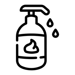 liquid soap Line Icon