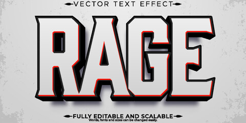 Rock music text effect, editable metal and guitar text style