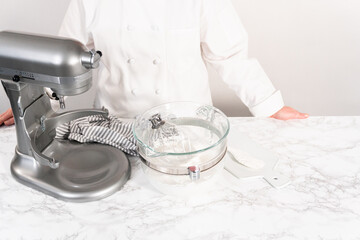 Unicorn meringue cookies