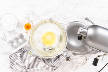 Unicorn meringue cookies