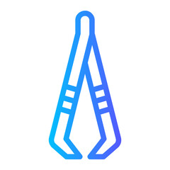 tweezers gradient icon