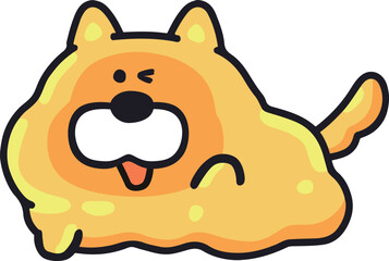 スライム犬_01_手をあげる