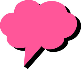 speech bubble illustration. colored text bubbles