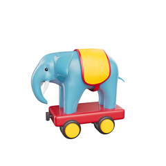 Kids Toys 3D Illustration Object