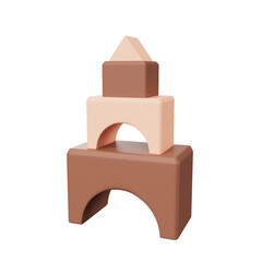 Kids Toys 3D Illustration Object
