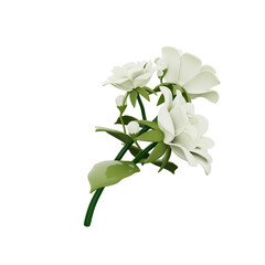 Flowers 3D Illustration Object