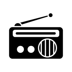 Radio vector icon on trendy design