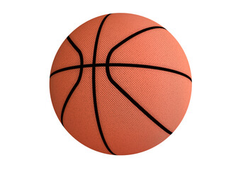 Fototapeta premium Basketball on Transparent Background