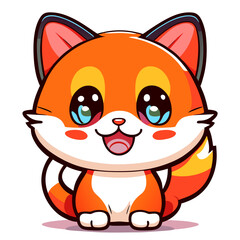 cute orange cat 