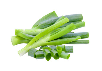 chopped green onions on transparent png