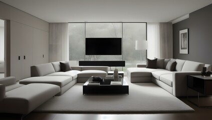 Modern/Contemporary Living room | ai-generated