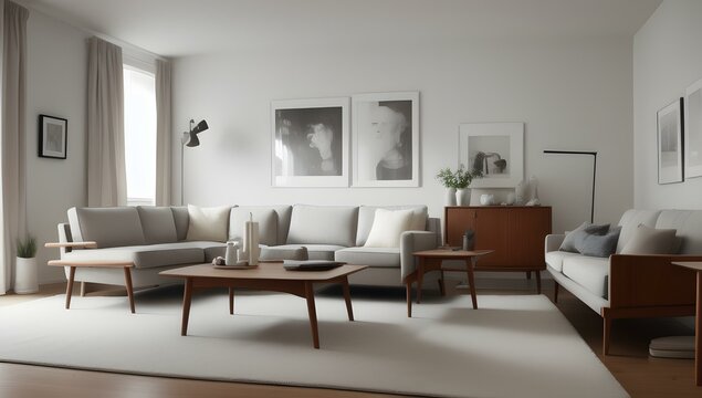 Scandinavian Living room | ai-generated