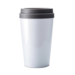 Coffee Travel Mug isolated on background with Generative AI