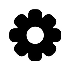 Fototapeta na wymiar Gear setting symbol icon image design. Illustration of the industrial wheel mechine mechanism vector image. EPS 10