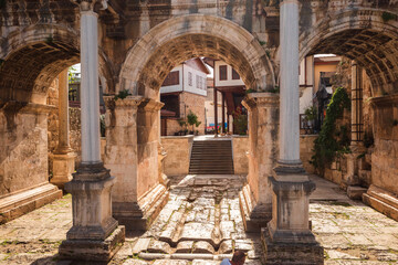 Obraz premium Hadrians Gate in Antalya City, Turkiye