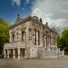 Ihlamur Pavilion, aka Ihlamur Kasri, a former imperial Ottoman summer pavilion constructed during...